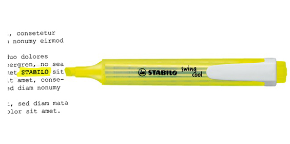 STABILO SWING COOL AMARILLO PASTEL